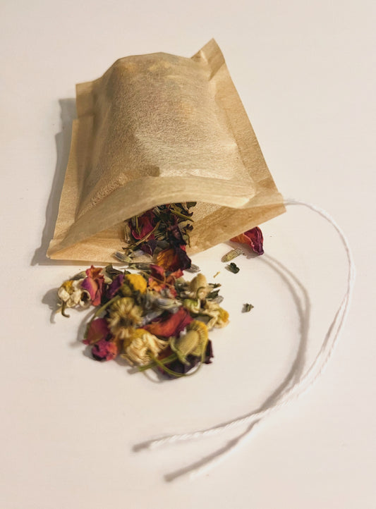 Natural organic disposable tea bags